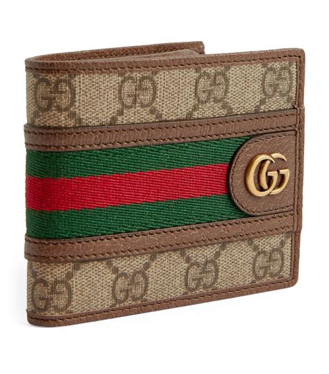 gucci bifold wallet with elastic|vintage men Gucci bifold wallet.